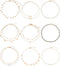 BBTO 9 Pieces Gold Layering Chain Choker Necklace Layered Pendant Statement Necklace for Women Girls (Style A)...