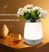 Vase Lamp Table Lamp USB Charge Flower Lamp Vase Table Lamp Dimmable Bedside Lamp Frosted Shade with Wood Base for Bedroom Living Room Office Desk...