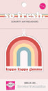 Kappa Kappa Gamma - Rainbow Air Freshener - 2/Pack - Flowers & Sunshine Scent...