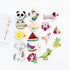 inSowni 16 Pack Glitter Cute Fruit Unicorn Panda Cat Owl Alligator Hair Clips Barrettes for Baby Girls Toddlers Kids...