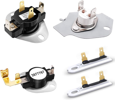 3392519 Dryer Thermal Fuse 3387134 High-Limit Thermostat 3977393 Cut-Off Switch 3977767 Dryer Thermostat for Whirlpool Kenmore Maytag KitchenAid Dryer Replaces Parts 3399693 PS345113 AP6008325