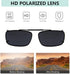 Eyekepper Metal Frame Rim Polarized Lens Clip On Sunglasses 56 * 34MM...