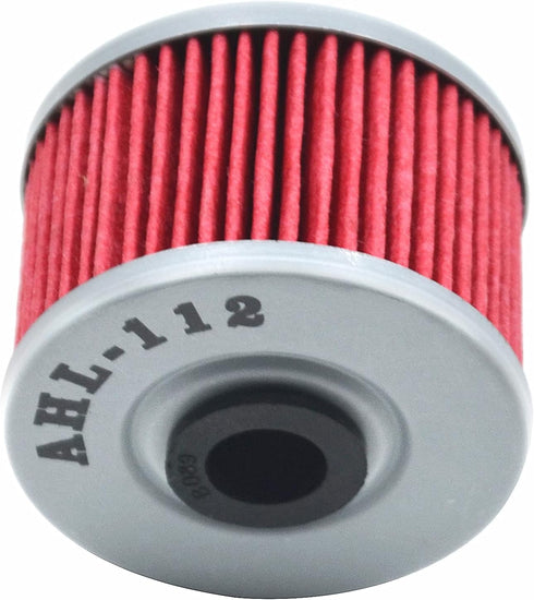 AHL 112 Oil Filter for Honda CRF250L CRF 250L CRF250 CRF 250 L 250 2013 2014 2015 / CBR250R CBR 250R CBR250 CBR 250 R ABS 249 2013/CBR250R 249 201...