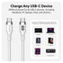 HyperJuice 240W Silicone USB C to USB C Cable (3ft/1m) for All Devices. Durable 240W USB-C Charge Cable. Portable, Tangle-Free Design, Over-Temper...