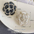 2 Pieces Flower Brooch Pin Petal Elegant Exquisite Art Brooch for Women Wedding Banquet Party Brooch Simple Pin...