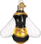 Old World Christmas Bee Collection Glass Blown Ornament for Christmas Tree, Bumblebee...