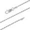 Sterling Silver 1.3mm Diamond-Cut Rope Chain Necklace Solid Italian Nickel-Free, 14-36 Inch...
