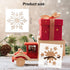 HOWAF 30 Pieces Snowflake Christmas Stencils 3x3 Inches Winter Christmas Stencils Reusable Craft Snowflake Stencils for Painting On Wood Wall Door...