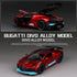 1:32 Bugatti Divo zinc Alloy Pull Back Car Diecast Electronic Toys with Lights and Music,Decorative,Mini Vehicles Toys for Kids,Boyfriend,Young Pe...
