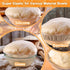 200PCS Bowl Covers for Bread Proofing, Reusable Elastic Sourdough Bread Baking Cover, Plastic Bowl Covers for Bread Rising, Stretchable Plastic Wr...