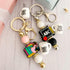 KnvsS School Teacher Themed Silicone Focal Beads Rubber Beads Kit Bulk for Beadable Pens Keychain Jewelry Making DIY Keychain Supplies Focal Pen B...