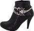 Women Western Fashion Boot Silver Metal Chain Bracelet Shoe Anklet Scorpion Charm Jewelry Accessory...