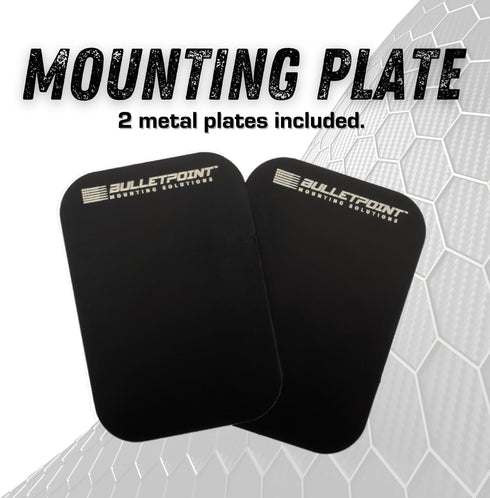 DiabloM6 Magnetic Cell Phone Mount Compatible with iPhone and Android Smartphones - 20mm Attachment Ball - Metal Plate attaches to Device......