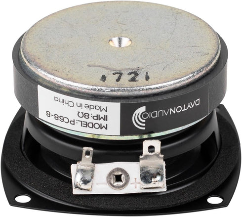 Dayton Audio PC68-8 2-1/2" Full-Range Poly Cone Driver...