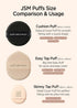 JUNG SAEM MOOL Cushion Puff Natural Cover Puff for Smooth Fitting with The Round Shape 2.1 Inch...