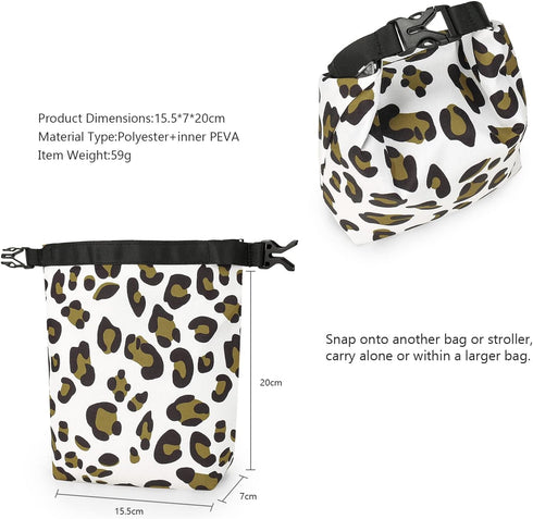 MOMIGO Baby Diaper Bag Stroller Bag With Snack Cooler Bag - Diaper Caddy Tote Baby Stroller Bag Nursery Storage Bin for Diapers, Wipes & Toys Mini...