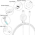 ???????? ???????????????? for Apple Watch Charger,2 in 1 iPhone and iWatch Wireless Magnetic Fast Charging,Long USB C to Lightning Cable 6FT for A...