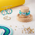 Clay Beads for Bracelet Making Cheriswelry 1 Set DIY Jewelry Making Kit 6mm Clay Disc Round Spacer Beads Acrylic Letter Beads Plastic Brass Loose ...