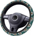 Hippie Flower Daisy Steering Wheel Cover for Women Men Anti-Slip Breathable and Sweat Absorption Universal 15 Inch Cute Steering Wheel Protector D...