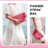Straw Clutch Purse Bag for Women Summer Clutch Beach Purse Envelope Woven Purse Beach Clutch Bag...