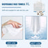 ataraxia Disposable Face Towels XL, Cotton Clean Towel for Face Travel Pack of 50, 10x12'' Extra Thick Soft Facial Cleansing Towelettes Wipes for ...