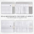 MIULEE Sidelight Sheer French Door Curtains 25 x 40 Inches Light Filtering Window Treatment with Tieback - 2 Panels, White...