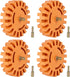 4PCS Decal Remover Eraser Wheel Rubber Eraser Wheel for Drill Removes Car Stripes Vinyl Tapes and Graphics Rubber Eraser Wheel Tool Kit for Cars, ...