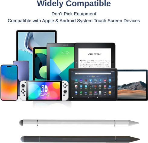 Stylus Pen for iPad, 3 in 1 Universal Magnetic Disc Stylus Pens for Apple/iPhone/ipad pro/Mini/Air/Android/Microsoft/Surface/Amazon Fire Tablet Al...