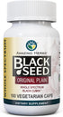 Amazing Herbs Whole Spectrum Black Seed Original Plain, Vegetarian Capsules - Gluten Free, Non GMO, Cold Pressed Nigella Sativa Aids in Digestive ...