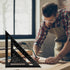 12 inch Rafter Square Aluminum Alloy Double Scale Triangle Ruler Angle Ruler Carpenter Triangle Square Rafter Tool Mensurement Tool for Woodworkin...