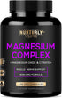 Magnesium Citrate & Oxide 500mg Complex Supplement - High Absorption Maximum Strength - Helps Support Bone Density and Strength, Muscles, Energy a...