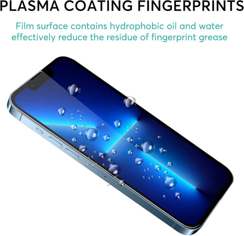 iPhone 14 Screen Protector Tempered Glass Screen(3 Pack) with Easy Installation frame....