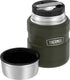 THERMOS Stainless King Vacuum-Insulated Food Jar with Spoon, 16 Ounce, Army Green...