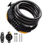 Via Velo Bike Lock Combination Cable Lock Combinationa Lock with 4-Feet Bike Cable Basic Self Coiling Resettable Combination with Complimentary Mo...