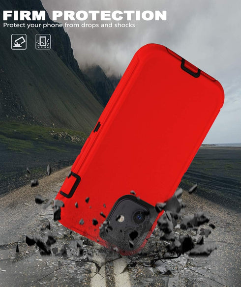 for iPhone 12/for iPhone 12 Pro Case 6.1" with 2 Screen Protector,Full Body Rugged Heavy Duty Military Grade Cover,Shockproof/Drop Proof Protectio...