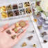 PH PandaHall 80 Pcs Tibetan Style Alloy Flower Bead Caps Spacers 18x16.5x7mm for Jewelry Making 5 Colors...