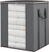 Fixwal Extra Large Blanket Storage Bags 120L Comforter Storage Bags with Reinforced Handles Breathable Clothes Storage Containers for King Comfort...