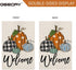 Fall Welcome Garden Flag 12.5 x 18 Inch, Pumpkins Double Sided Small Decorative Flag for Outside Yard Lawn Outdoor Decoration GB057-12...