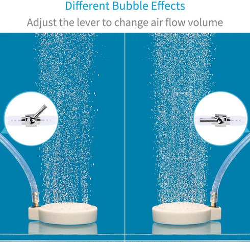 Pawfly 6 PCS 1-Way Aquarium Air Flow Control Lever Straight Valve Distributor Splitter for Fish Tank...