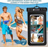 Waterproof Phone Pouch Fanny Pack, Cruise Essentials 4-Piece Set, Waterproof Bag for Beach Vacation Kayak Cruise Accessories,Waterproof Phone Case...