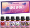 SALKING Couple Fragrance Oil Set, Diffuser Oil Essential Oils Gift Set for Candle Making Scents - Red Rose, Be Mine, Chocolate Truffles, Sweet Lov...