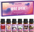 SALKING Couple Fragrance Oil Set, Diffuser Oil Essential Oils Gift Set for Candle Making Scents - Red Rose, Be Mine, Chocolate Truffles, Sweet Lov...