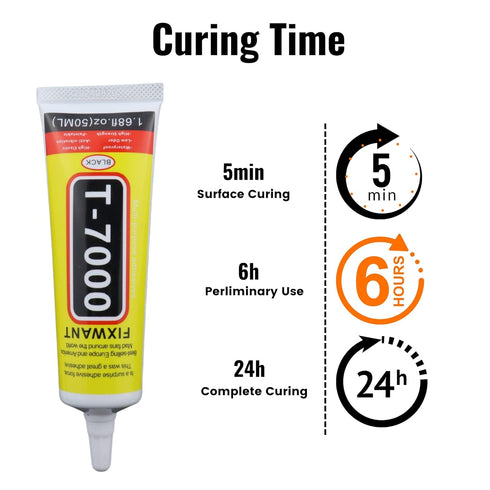 T-7000 Upgrde Glue for Phone Glass Fabric Craft Loudspeaker, T7000 High Viscosity Glues for Cell Phone Screen Repair (1 x 50ML/1.68fl.oz)...