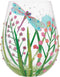 Enesco Lolita Stemless Dragonfly Wine Glass, 4.53-inch Height, 1 Count (Pack of 1)...