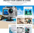 FitStill Waterproof Case for DJI Osmo Action Camera, 45M Diving Housing Protective Shell Underwater Accessories Kit...