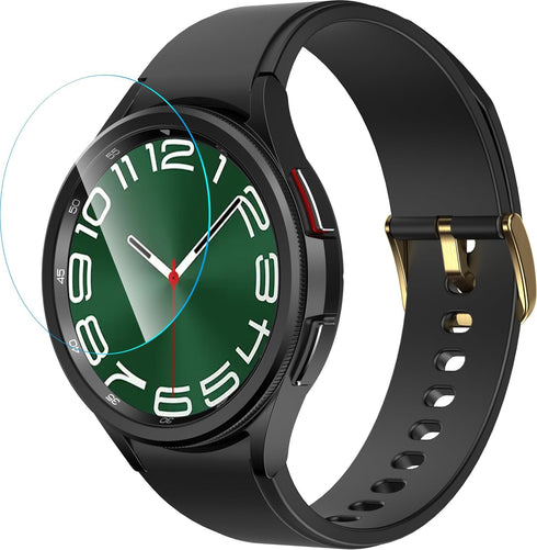 SPGUARD [2Pack Galaxy Watch 6 Classic 47mm Screen Protector, Auto-alignment Installation Kit Accessories Tempered Glass Screen Protector for ONLY ...