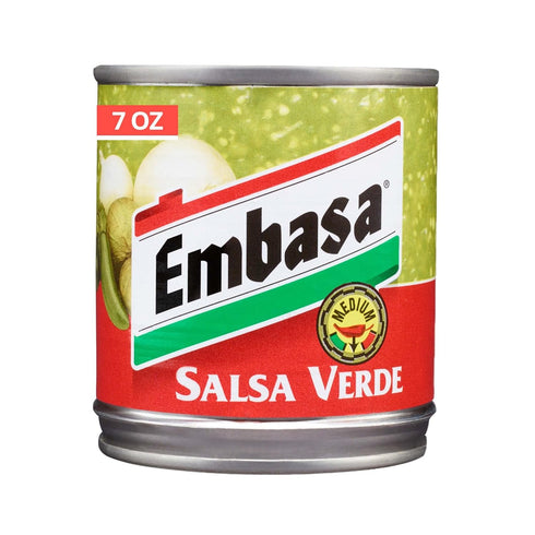 EMBASA Salsa Verde, Medium, 7 Oz Can (12-pack)...
