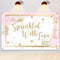 Sprinkled with Love Backdrop Banner - Baby Shower Party Decorations for Boy Girl - 6x4ft...