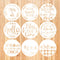 Welcome Stencils for Painting?12” Round Stencils for Painting on Wood, Stencils for Crafts Reusable Drawing Templates for Door Hanger, Porch Wood ...
