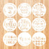 Welcome Stencils for Painting?12” Round Stencils for Painting on Wood, Stencils for Crafts Reusable Drawing Templates for Door Hanger, Porch Wood ...